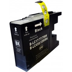 Brother LC1280Bk Negro cartucho sustituto, reemplaza al LC-1280 Bk, XXL ultra alta capacidad