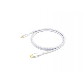 Equip Cable USB-C 3.2 Macho a USB-C Macho 1m - Carga Rapida - Carcasa Metalica - Cable Trenzado