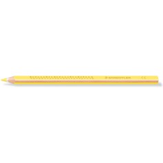 Staedtler Jumbo Noris 128 Lapiz Triangular de Color - Mina de 4mm - Resistencia a la Rotura - Diseño Ergonomico - Color Amarillo
