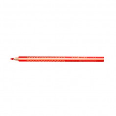 Staedtler Jumbo Noris 128 Lapiz Triangular de Color - Mina de 4mm - Resistencia a la Rotura - Diseño Ergonomico - Color Rojo