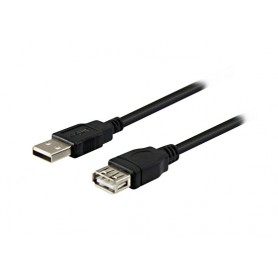 Equip Cable Alargador USB-A Macho a USB-A Hembra 2.0 1.8m
