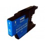 Brother LC1240C y LC1220C Cyan cartucho sustituto, reemplaza al LC-1240 C y LC-1220 C, XL alta capacidad
