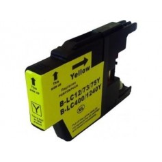 Brother LC1240Y y LC1220Y Amarillo cartucho sustituto, reemplaza al LC-1240 Y y LC-1220 Y, XL alta capacidad