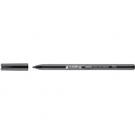Edding 1300 Rotulador - Punta Redonda - Trazo 2 mm. - Tinta con Base de Agua - Color Negro