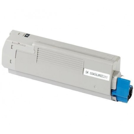 OKI C5550BK, C5800BK y C5900BK Negro toner sustituto, reemplaza al Oki 43324424