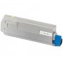 OKI C5550Y, C5800Y y C5900Y Amarillo toner sustituto, reemplaza al Oki 43324421