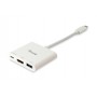 Equip Adaptador USB-C Macho a HDMI Hembra / USB-C Hembra / USB-A Hembra 3.0