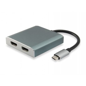 Equip Adaptador USB-C Macho a 2x HDMI Hembra