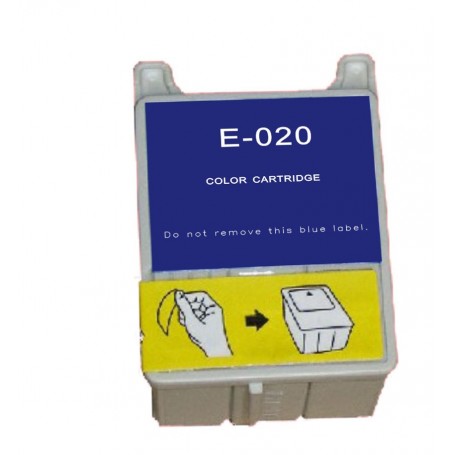 Epson T020 Color cartucho sustituto, reemplaza al T020, 39ml de capacidad