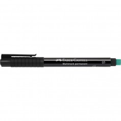 Faber-Castell Multimark Rotulador Permanente - Ancho de Trazo 0.4mm - Goma de Borrar Integrada - Resistente a la Luz y al Agua -