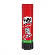 Pritt Barra de Pegamento Grande 43grs - Sin Disolventes - 97% de Ingredientes Naturales - Lavable a 20ºC - Seguro para Niños