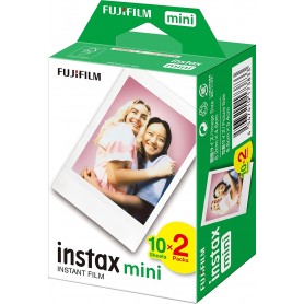 Fujifilm Instax mini Pack de 2x10 Peliculas de Fotos Instantaneas - Validas para todas las Camaras mini de Instax - Formato de I