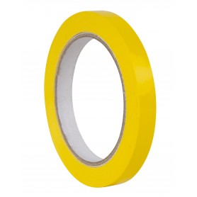 Apli Cinta Adhesiva Amarilla 12mm x 66m - Resistente al Agua y a la Intemperie - Facil de Cortar y Manipular - Ideal para Etique