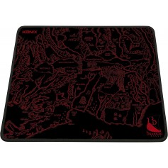Konix Drakkar Medalland Alfombrilla Gaming - Bordes Reforzados - Antideslizante - Tamaño 320x270x3mm