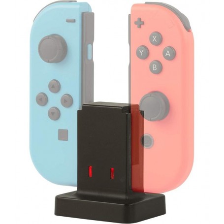 Konix Mythics Base de Carga para 2 Joy-Con Nintendo Switch - Cable de Carga Rapida 0.50cm
