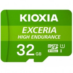 Kioxia Exceria High Endurance Tarjeta Micro SDHC 32GB UHS-I V10 Clase 10 con Adaptador