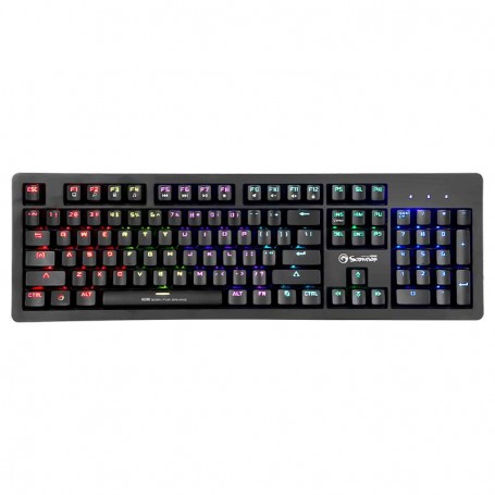 Scorpion KG916 Teclado Mecanico Gaming USB - Teclas Outemu Blue - Retroiluminacion RGB - Antighosting - Cable Trenzado de 1.60m 
