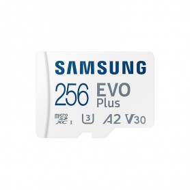 Samsung EVO Plus Tarjeta Micro SDXC 256GB UHS-I U3 Clase 10 con Adaptador