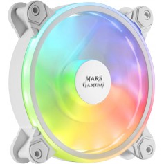 Mars Gaming Ventilador 120mm - Iluminacion ARGB Dual - Velocidad Max. 1100rpm