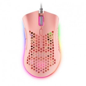 Mars Gaming MMEX Raton Gaming USB 32000dpi - Carcasa de Panel Perforado - 7 Botones Programables - Iluminacion RGB Chroma - Uso