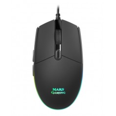 Mars Gaming MMG Raton Gaming USB 3200dpi - 6 Botones - Iluminacion LED RGB - Uso Diestro - Cable de 1.60m