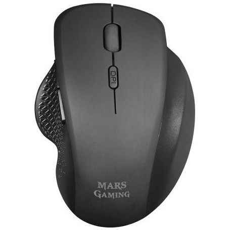 Mars Gaming MMWERGO Raton Inalambrico USB 3200dpi - Diseño Ergonomico - Switches Mecanicos Kailh - Uso Diestro