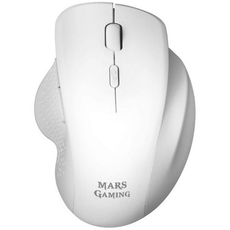 Mars Gaming MMWERGO Raton Inalambrico USB 3200dpi - Diseño Ergonomico - Switches Mecanicos Kailh - Uso Diestro