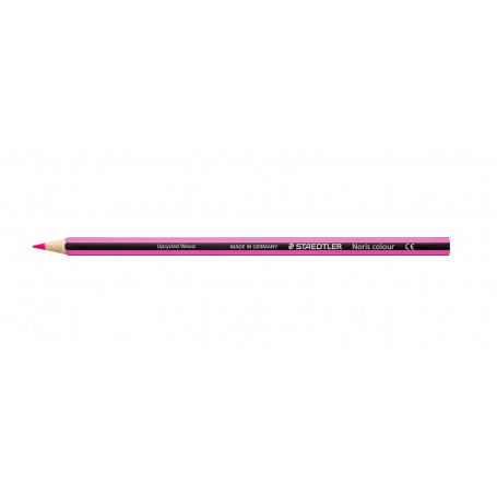 Staedtler Noris Colour 185 Lapiz Hexagonal de Color - Resistencia a la Rotura - Material Wopex - Color Magenta