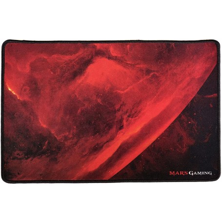 Mars Gaming MRMP0 Alfombrilla Gaming - Bordes Rematados - Antideslizante - Tamaño 350x250x3mm