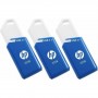 HP x755w Pack de 3 Memorias USB 3.1 32GB - Color Azul (Pendrive)