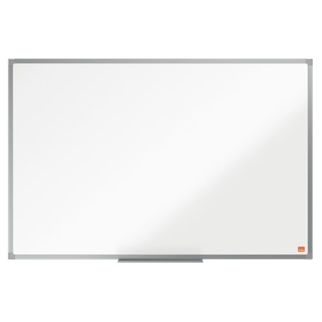 Nobo Essence Pizarra Magnetica de Acero 900x600mm - Marco de Aluminio Anodizado - Bandeja para Rotuladores - Color Blanco