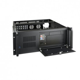 Tooq Caja ATX de 4U para Montaje en Rack de 19" - 9x HDD3,5 + 2x HDD5.25 - Ventilador 120mm + 2 Ventiladores 80mm - 2x USB 3.0 -