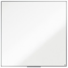 Nobo Essence Pizarra Magnetica de Acero 1200x1200mm - Marco de Aluminio Anodizado - Bandeja para Rotuladores - Color Blanco
