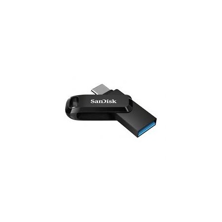 Sandisk Ultra Dual Drive Go Memoria USB-C y USB-A 64GB - Hasta 150MB/s de Lectura - Color Negro (Pendrive)