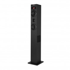 NGS Sky Charm 2.1 Torre de Sonido Bluetooth 80W - Mando a Distancia - Pantalla LED - USB, Radio FM, Aux In y Entrada Optica TV -
