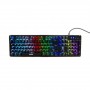 Talius Gaming Teclado Mecanico USB - Teclas Kaihl Azul - Iluminacion LED RGB - Antighosting - Cable de 1.80m - Color Negro