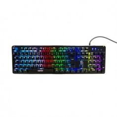 Talius Gaming Teclado Mecanico USB - Teclas Kaihl Azul - Iluminacion LED RGB - Antighosting - Cable de 1.80m - Color Negro