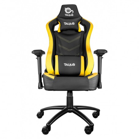 Talius Silla Gaming Vulture - Reposabrazos Ajustables 4D - Inclinacion Ajustable hasta 180º - Cojin Lumbar y Cervical - Mecanism