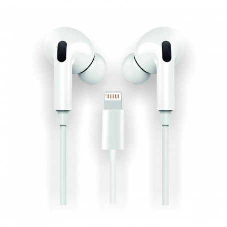 TechOneTech ear Tech Hop Auriculares Intraurales Inner Lightning - Microfono Integrado - Asistente Voz - Cable de 1.20m