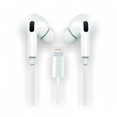 TechOneTech ear Tech Hop Auriculares Intraurales Inner Lightning - Microfono Integrado - Asistente Voz - Cable de 1.20m