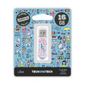 TechOneTech Music Dream Memoria USB 2.0 16GB (Pendrive)
