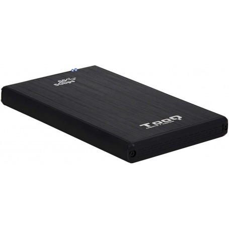 Tooq Carcasa Externa HDD/SDD 2.5" hasta 9,5mm SATA USB 3.0/3.1 Gen 1 - Color Negro