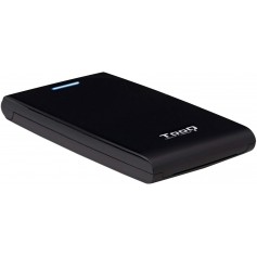 Tooq Carcasa Externa HDD/SDD 2.5" hasta 12,5mm SATA USB 3.0 - Sin Tornillos - Color Negro