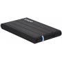Tooq Carcasa Externa HDD/SDD 2.5" hasta 9,5mm SATA USB 3.0 - Color Negro