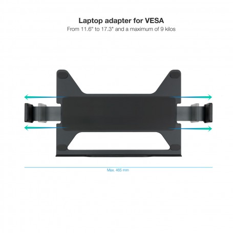 Tooq Soporte/Adaptador de Portátil Para Vesa - Color Negro