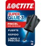 Loctite Super Glue-3 Pincel 5gr - Adhesivo Universal Triple Resistencia - Fuerza y Uso Instantaneo - 2640969/2046283/2640782
