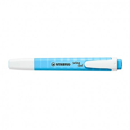 Stabilo Swing Cool Pastel Marcador Fluorescente - Cuerpo Plano - Punta Biselada - Trazo entre 1 y 4mm - Tinta con Base de Agua -