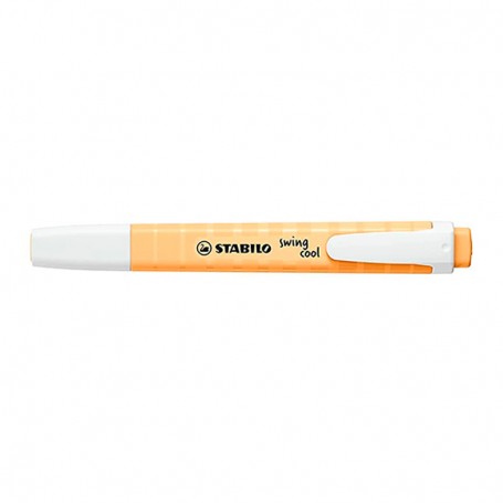 Stabilo Swing Cool Pastel Marcador Fluorescente - Cuerpo Plano - Punta Biselada - Trazo entre 1 y 4mm - Tinta con Base de Agua -
