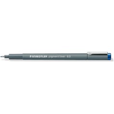 Staedtler Pigment Liner 308 Rotulador Calibrado - Trazo 0.3mm - Secado Rapido - Color Azul