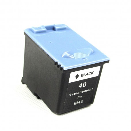 M40 Negro cartucho remanufacturado, reemplaza al INK-M40, 15ml de capacidad